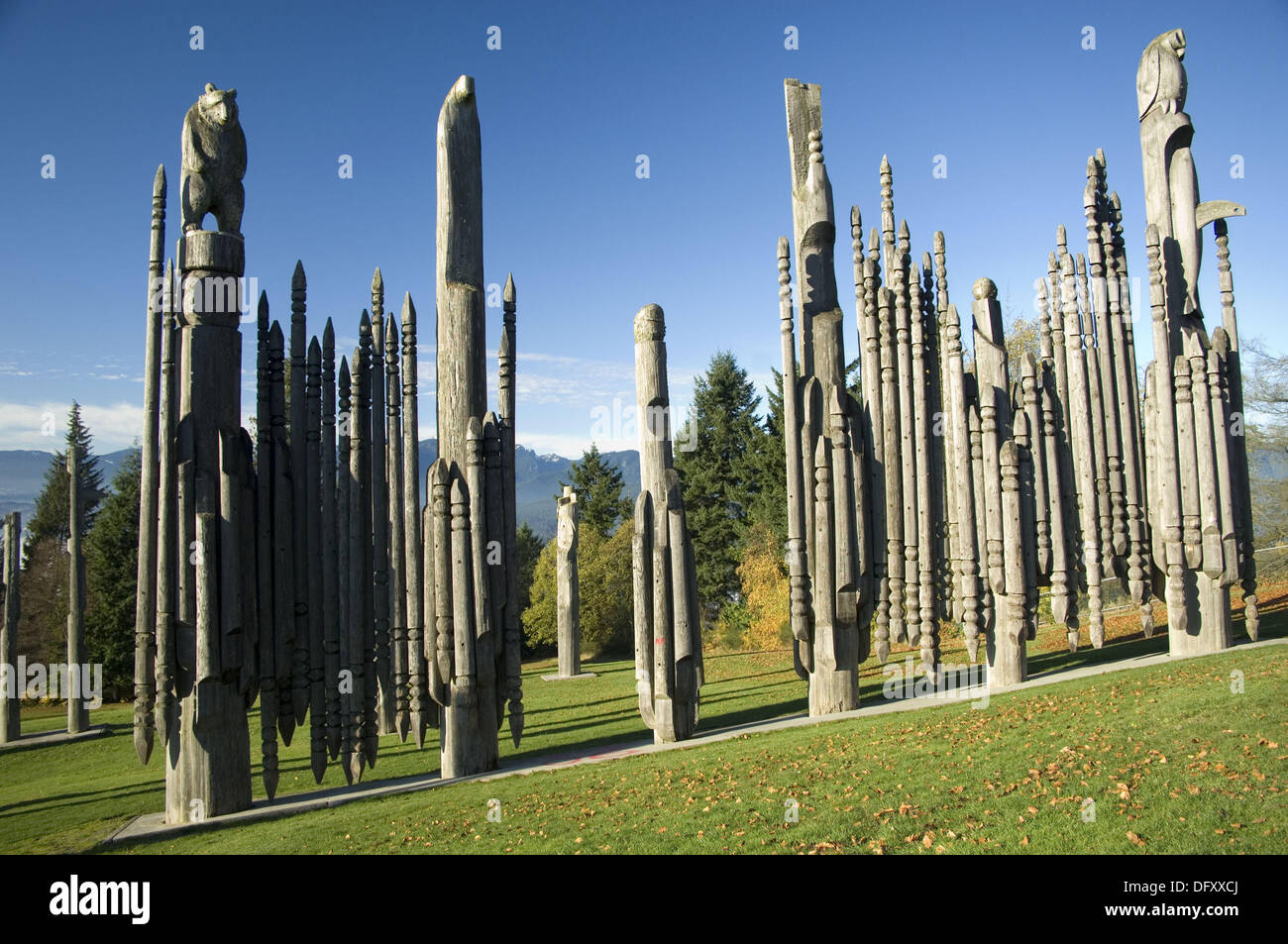 Native art. Vancouver. British Columbia. Canada Stock Photo Alamy