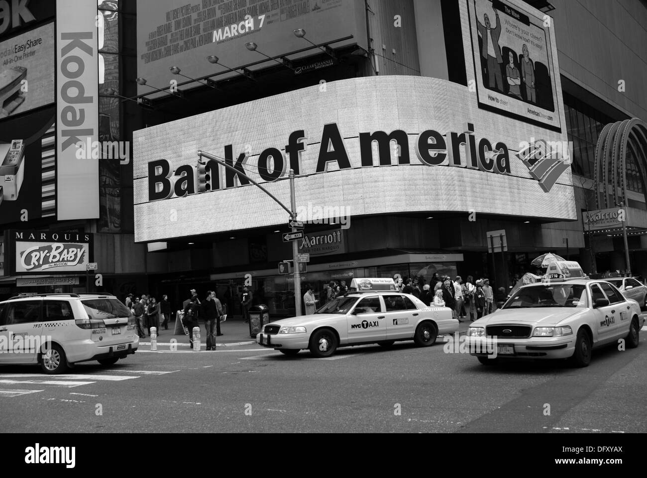 Bank of America in Times Square, New York Stock Photo Alamy