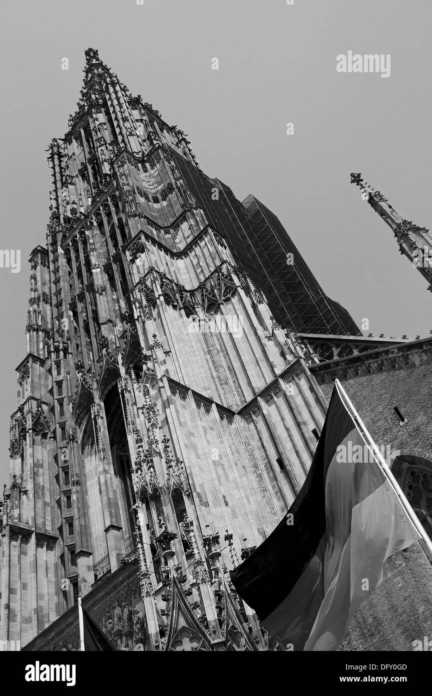 Tower of the Ulm Münster Stock Photo