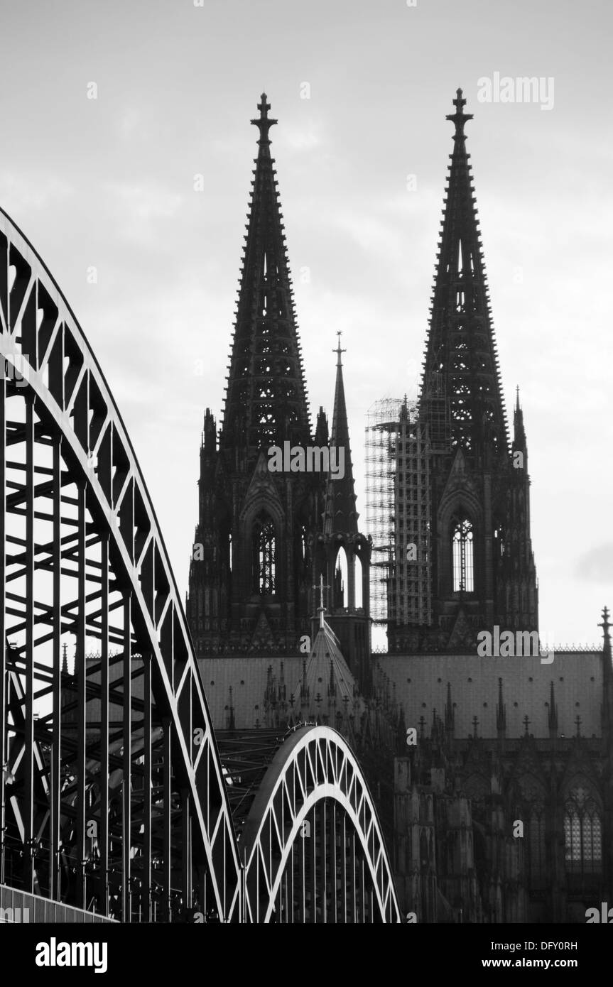 Cologne tower Black and White Stock Photos & Images - Alamy