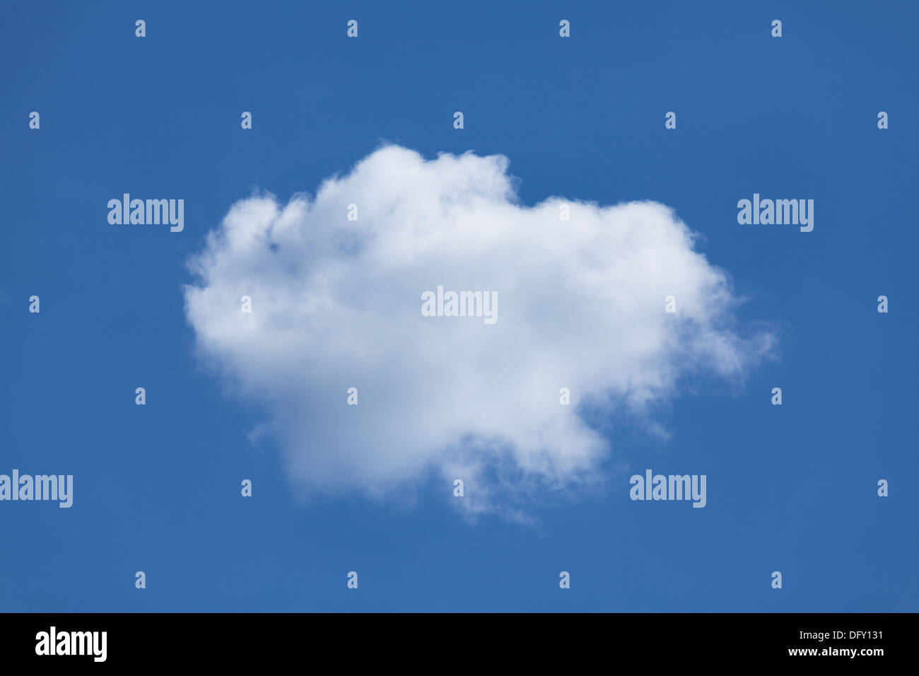 single cloud sky closeup concept Stock Photo