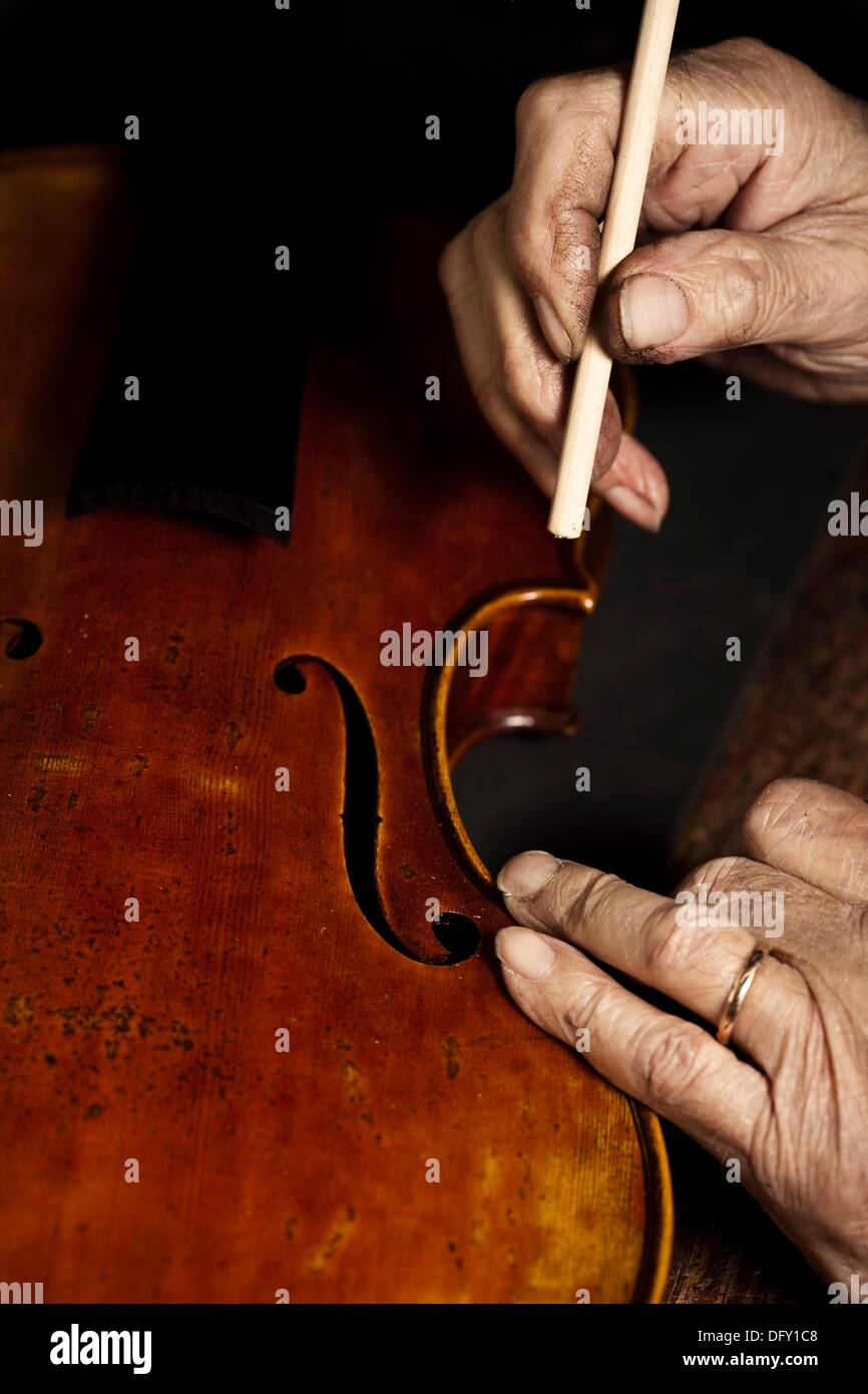 Luthier Manufacturing stringed musical instruments Handicraft