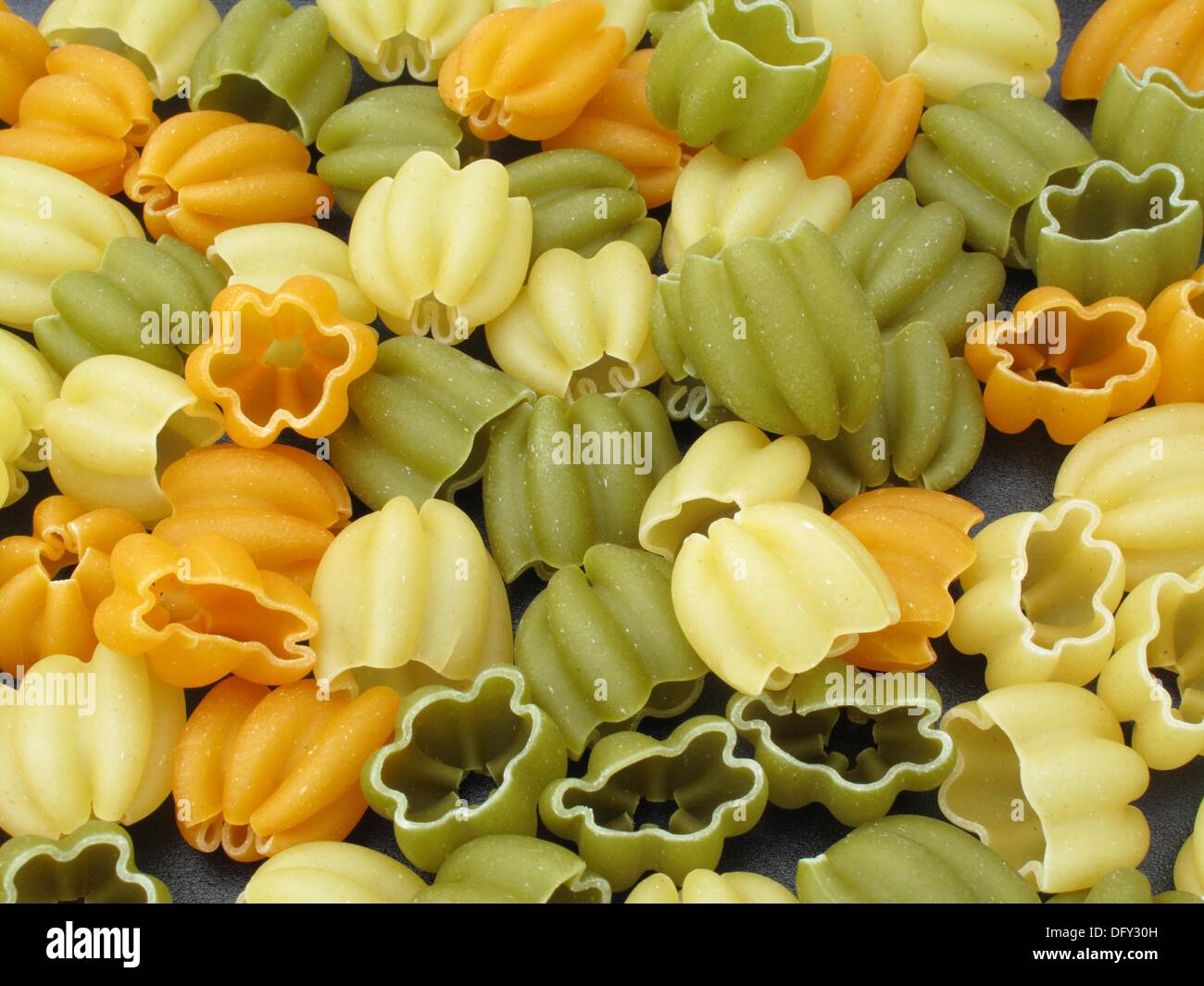 Italian pasta, tulips Stock Photo Alamy