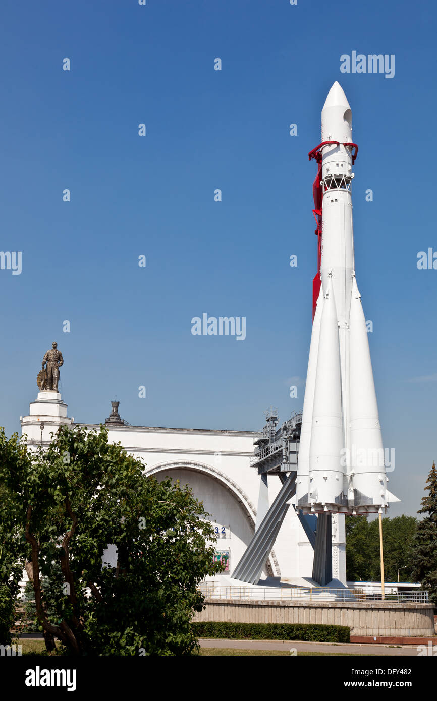 The spaceship, the rocket the East Stock Photo