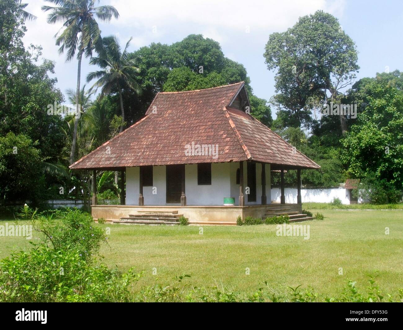 Outer side of Kuthiramalika palace, Trivandrum, Kerala, India Stock Photo