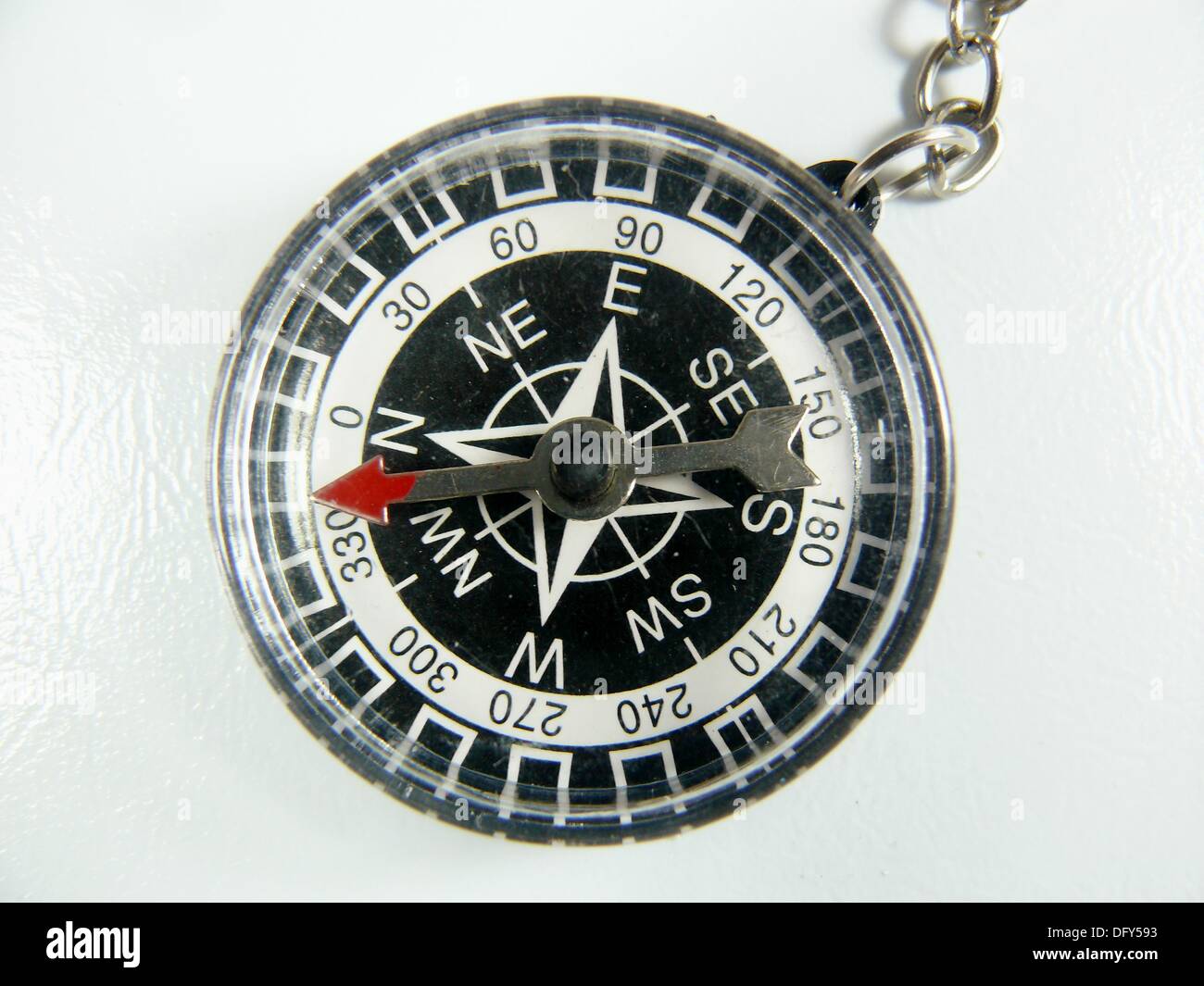 Compass, Key chain Stock Photo Alamy