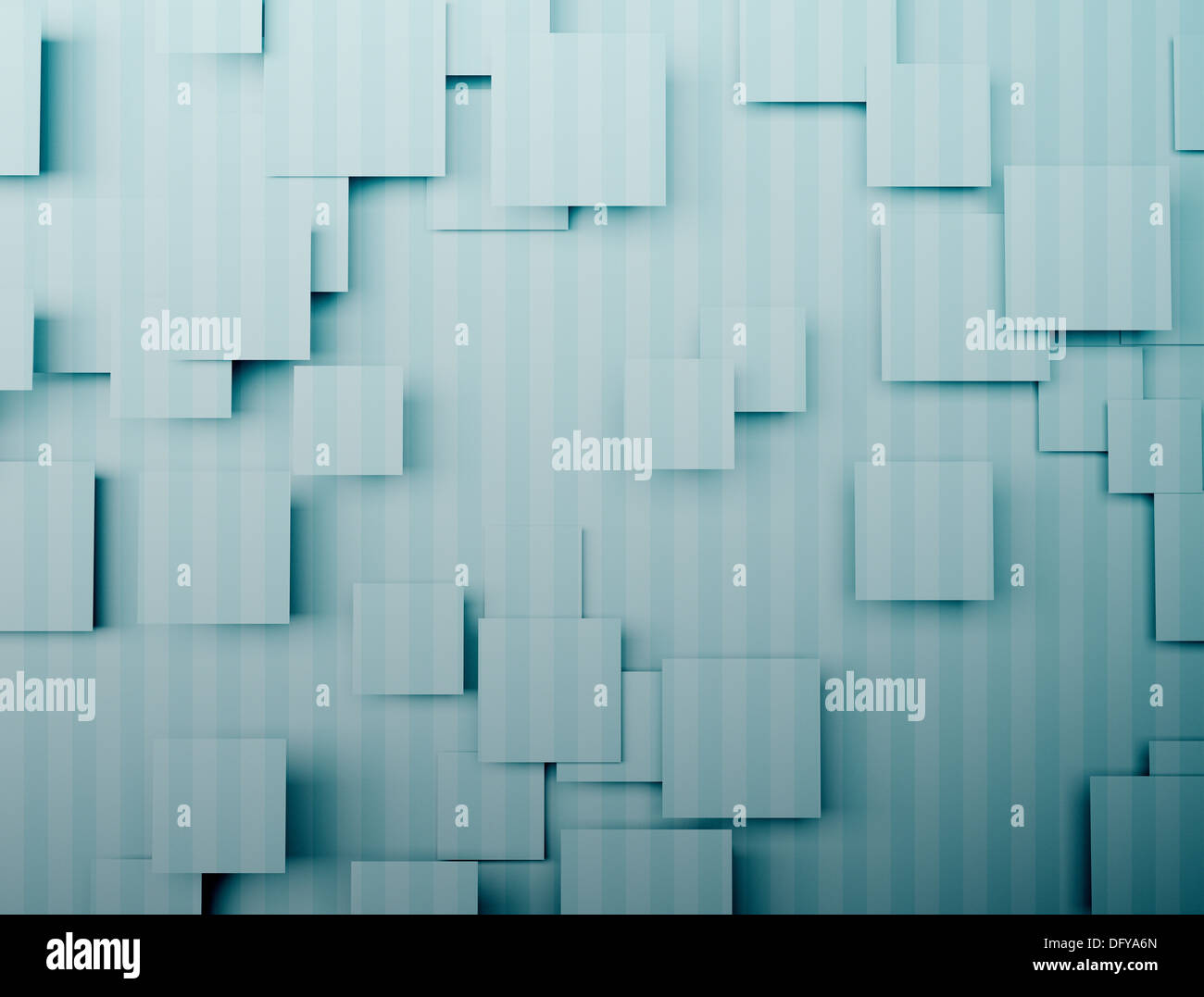 Abstract geometric shape 3d white cubes Stock Photo - Alamy