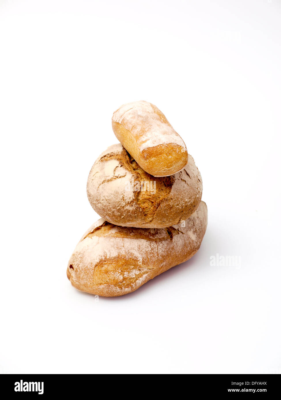 Bread isolated on white background Stock Photo - Alamy