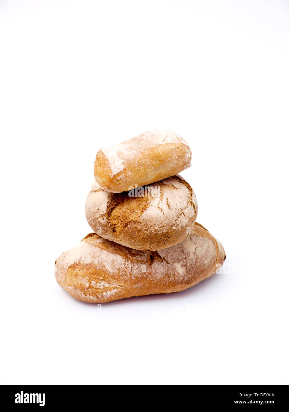 Bread isolated on white background Stock Photo - Alamy