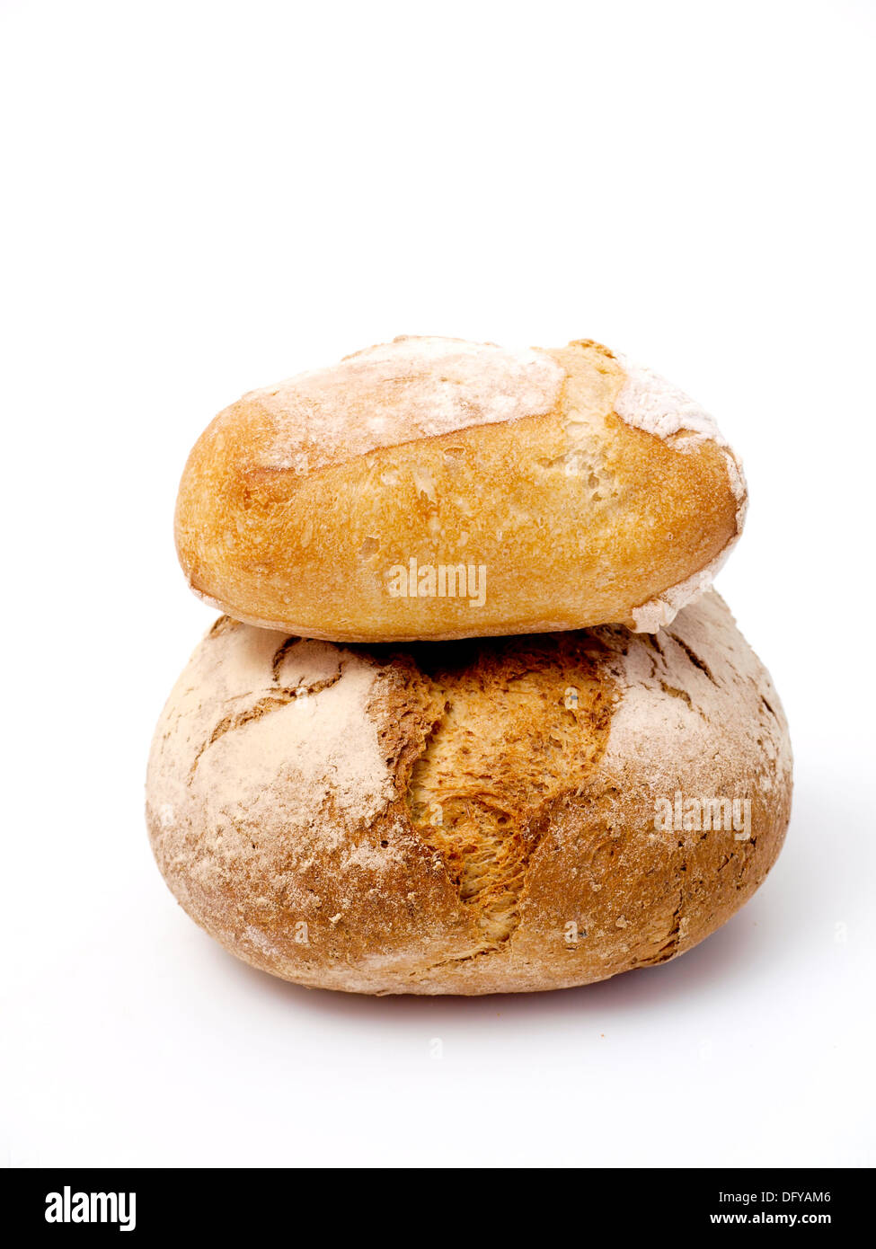 Bread isolated on white background Stock Photo - Alamy