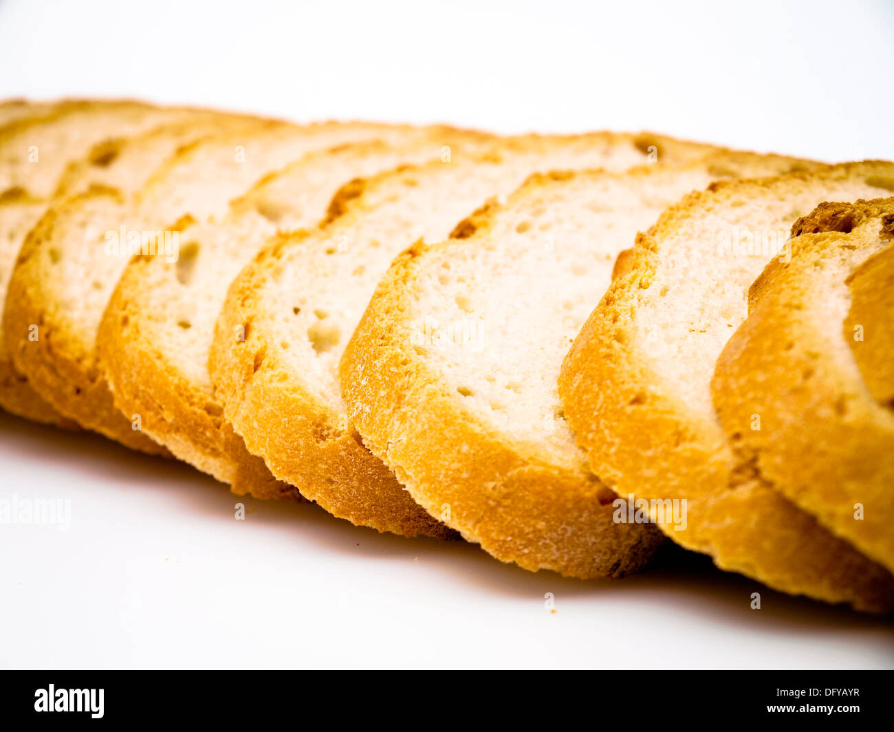 Bread isolated on white background Stock Photo - Alamy