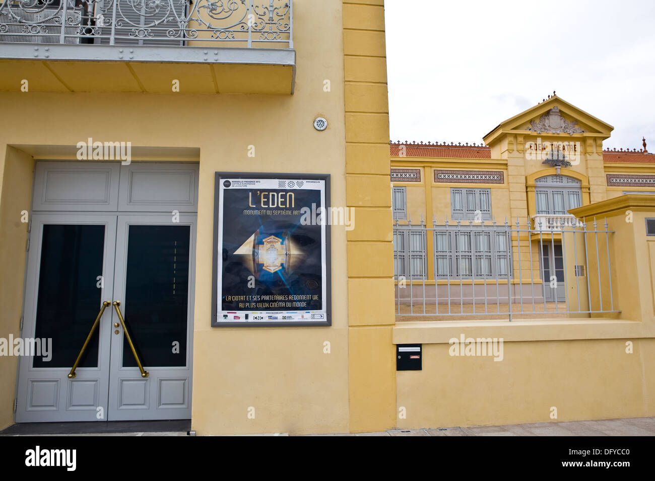 Eden Theatre in La Ciotat (France),the oldest movie theater in the world Stock Photo
