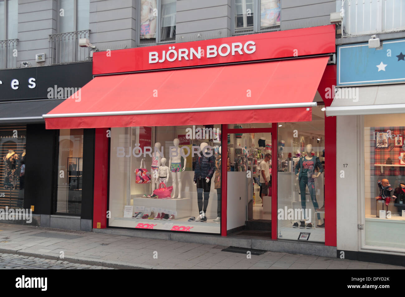 The Bjorn Borg clothing store in historic Ghent (Gent), East Flanders,  Belgium Stock Photo - Alamy