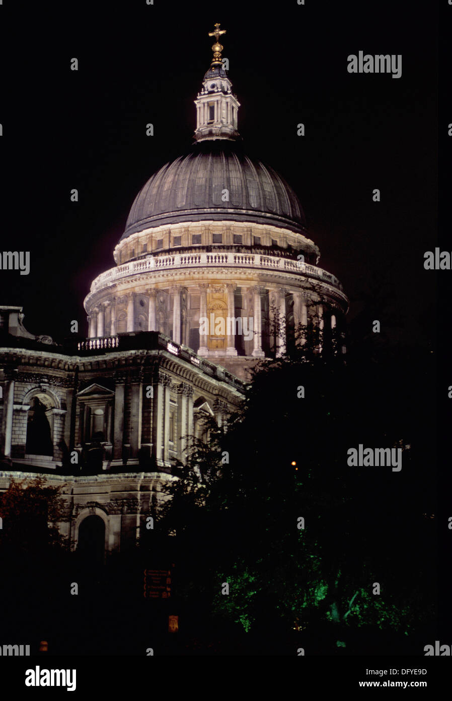 The dome of St Paul's Cathedral in London. Stock Photo