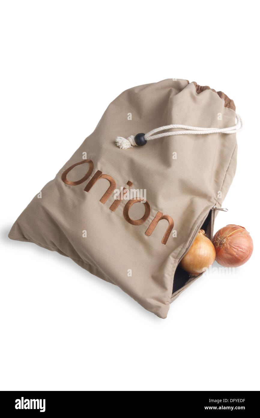 Sack bag of onions hi-res stock photography and images - Alamy