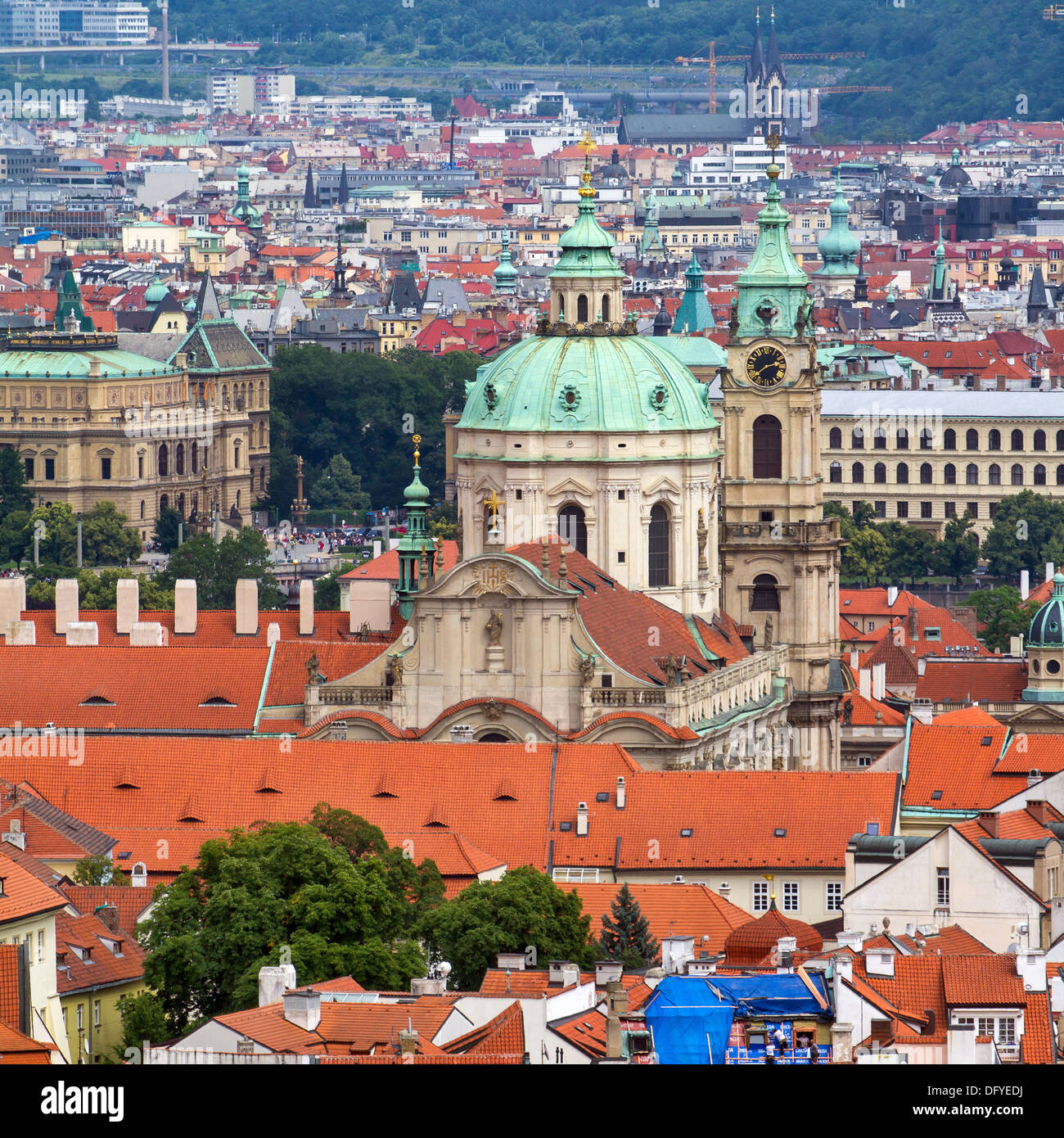 Stare Mesto (Old Town) view, Prague, Czech Republic Stock Photo