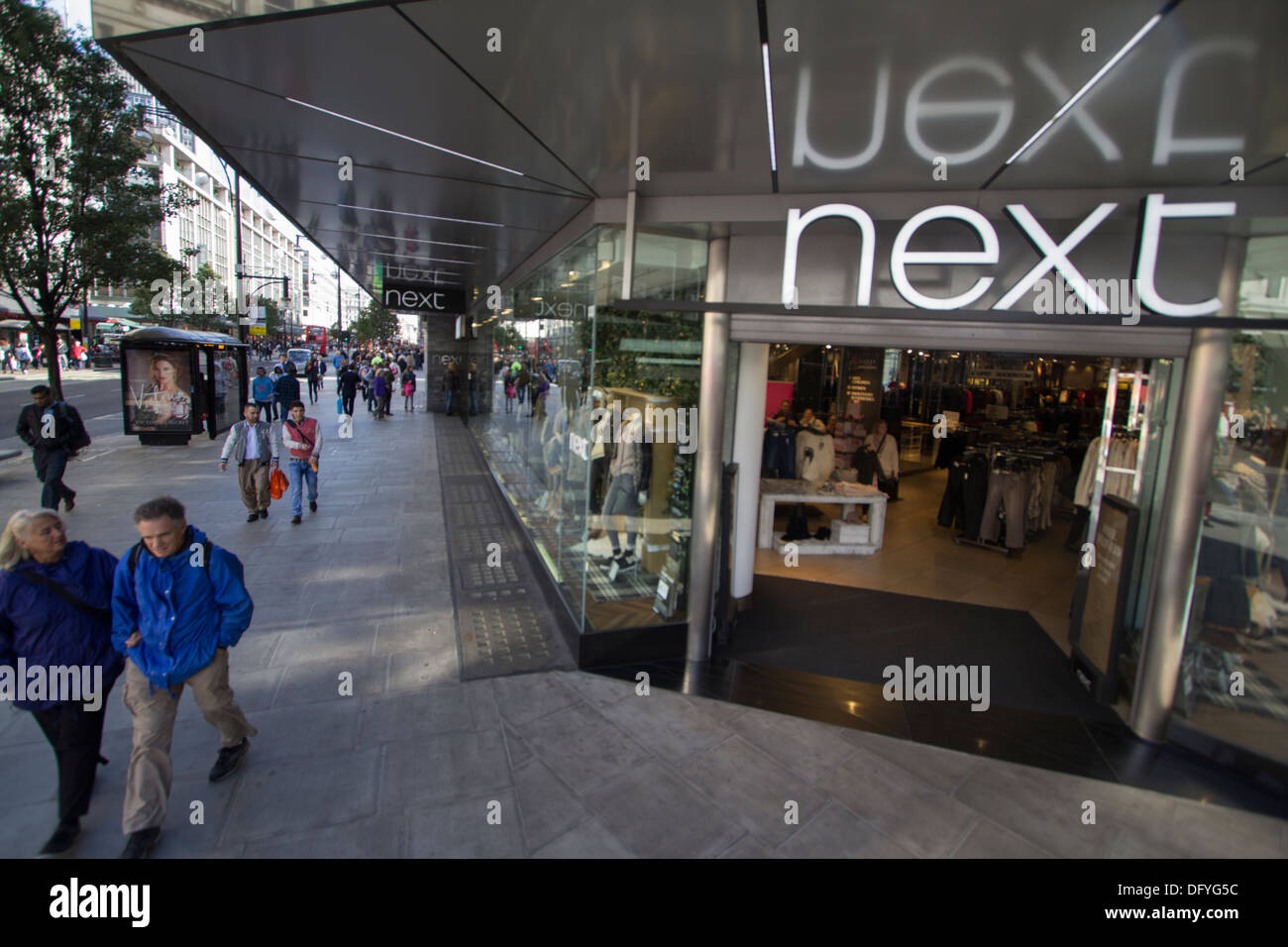 Next retail outlet Oxford Street London Stock Photo