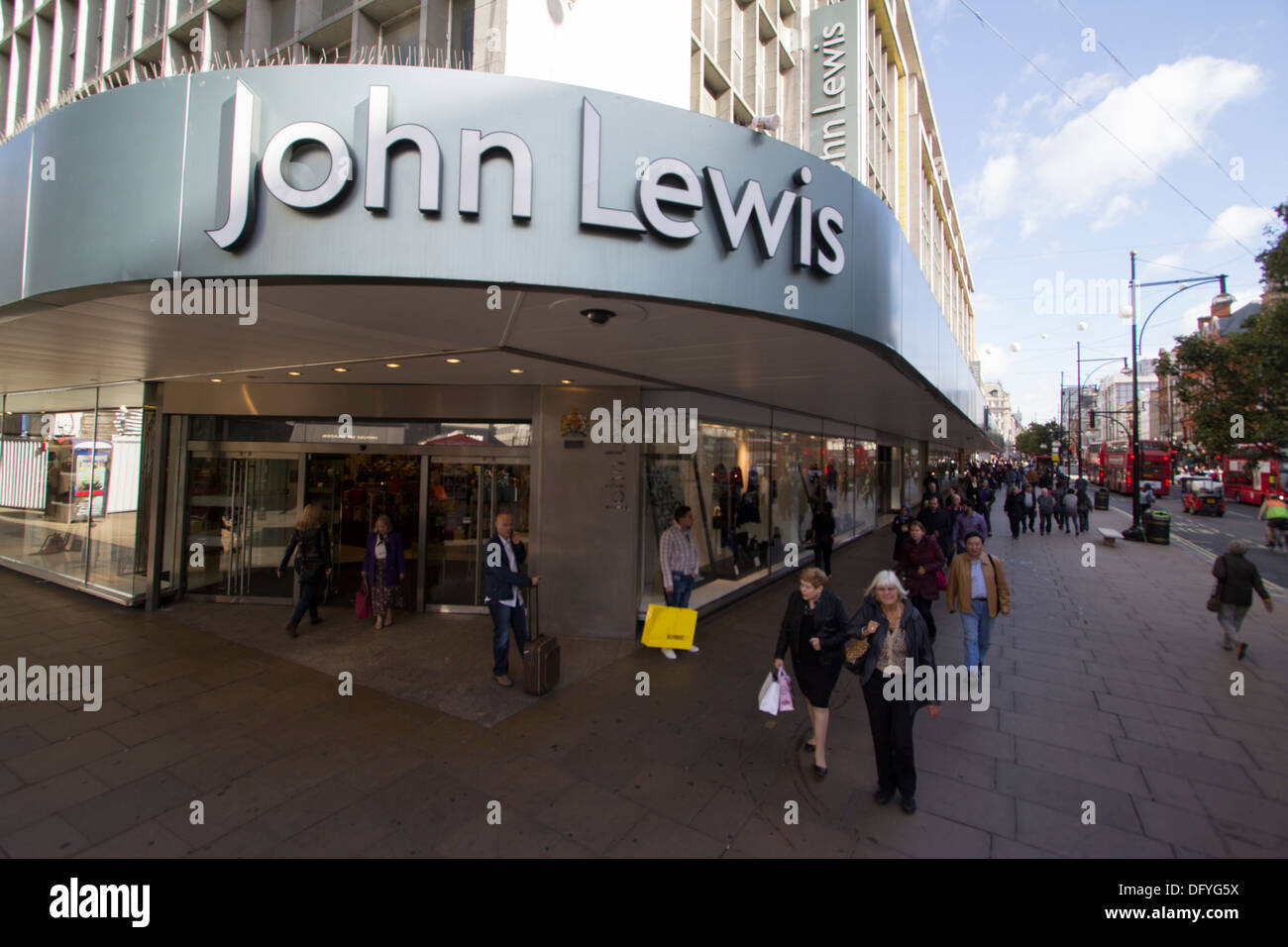 John Lewis Oxford Street London Stock Photo