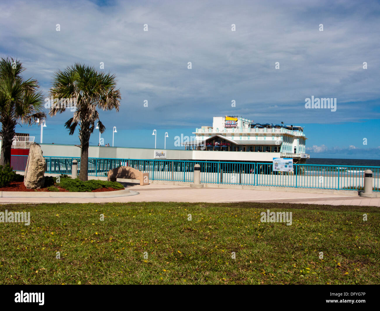 Daytona beach pier Stock Photo