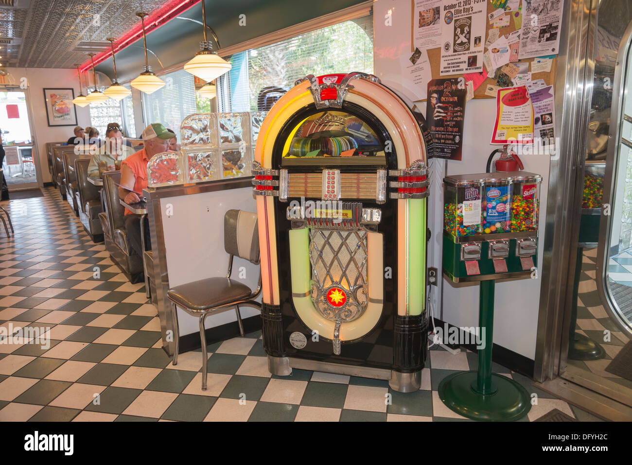 The Diner restaurant in High Springs Florida. Stock Photo