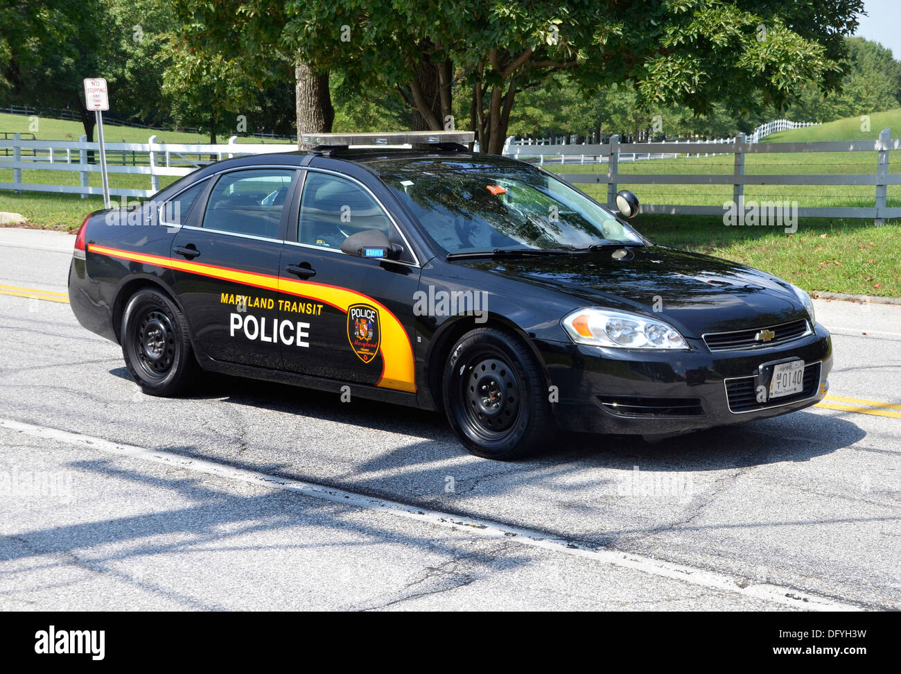 Maryland Transit police cruiser Stock Photo