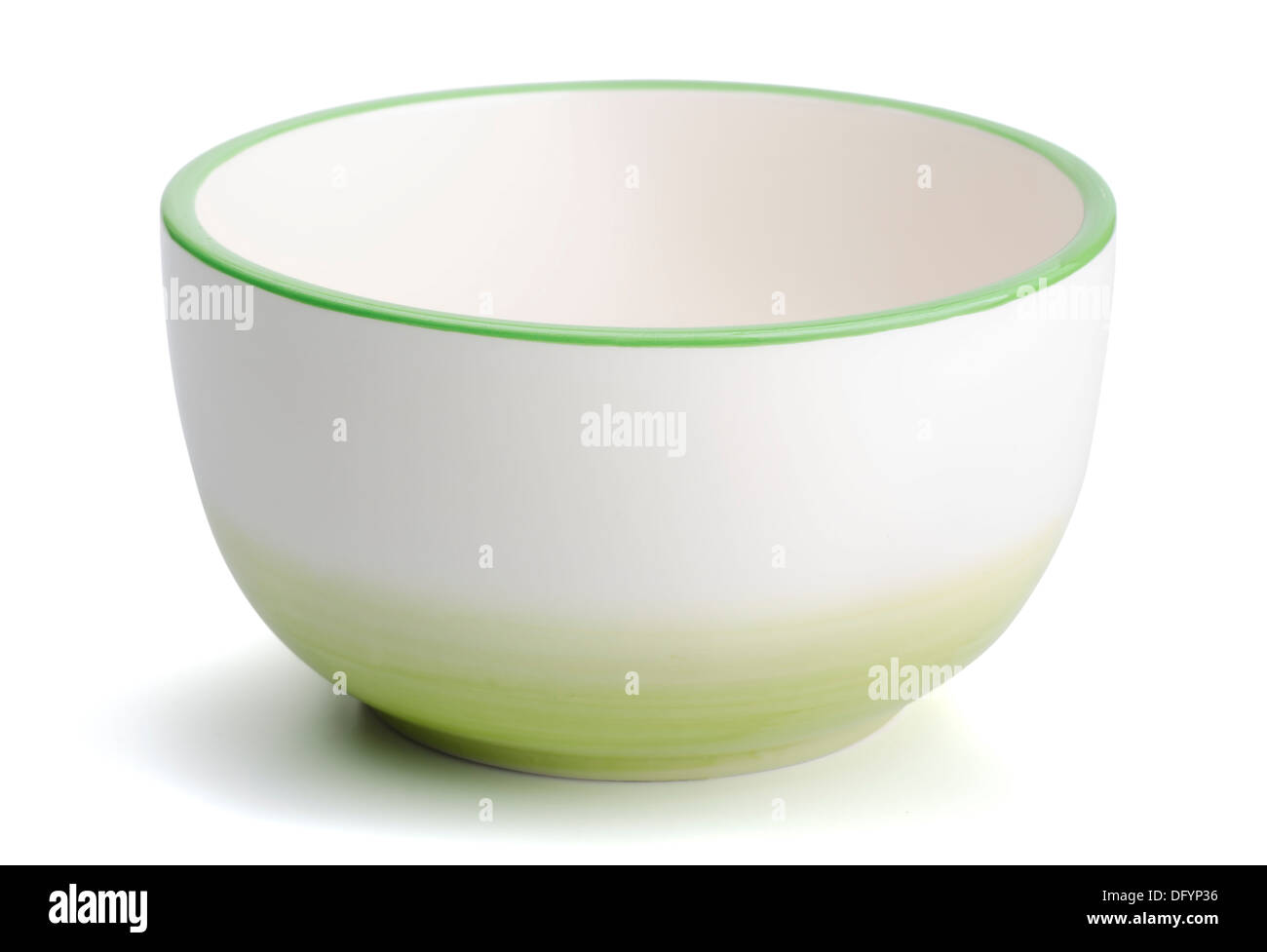 White handmade ceramics bowl isolated on white Stock Photo Alamy