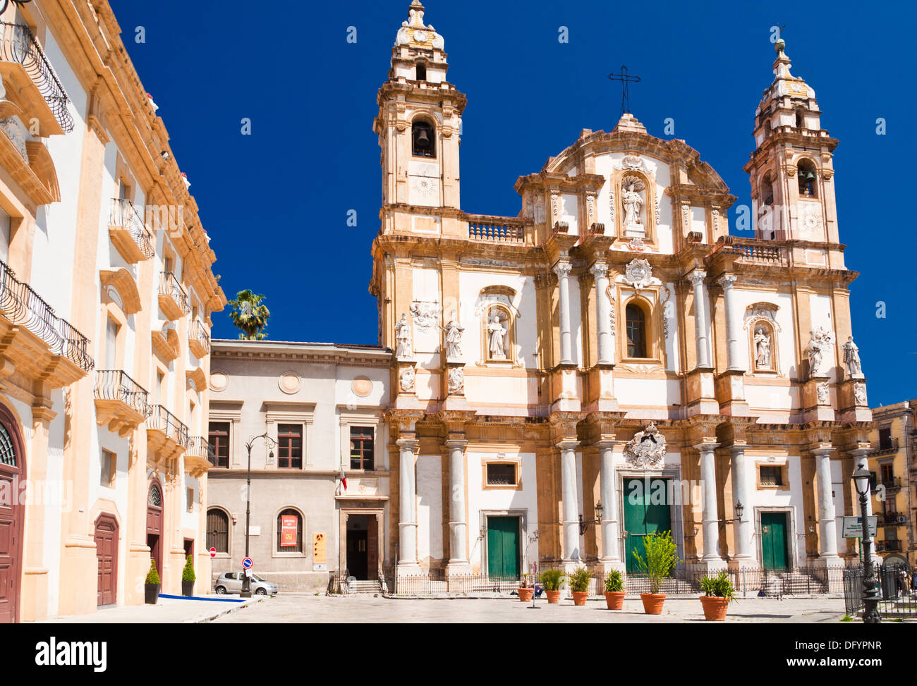 Church of Saint Dominic in Palermo, Italy Stock Photo