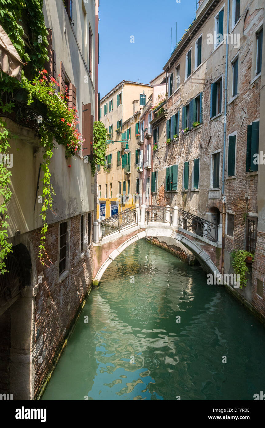Venice Canal Stock Photo