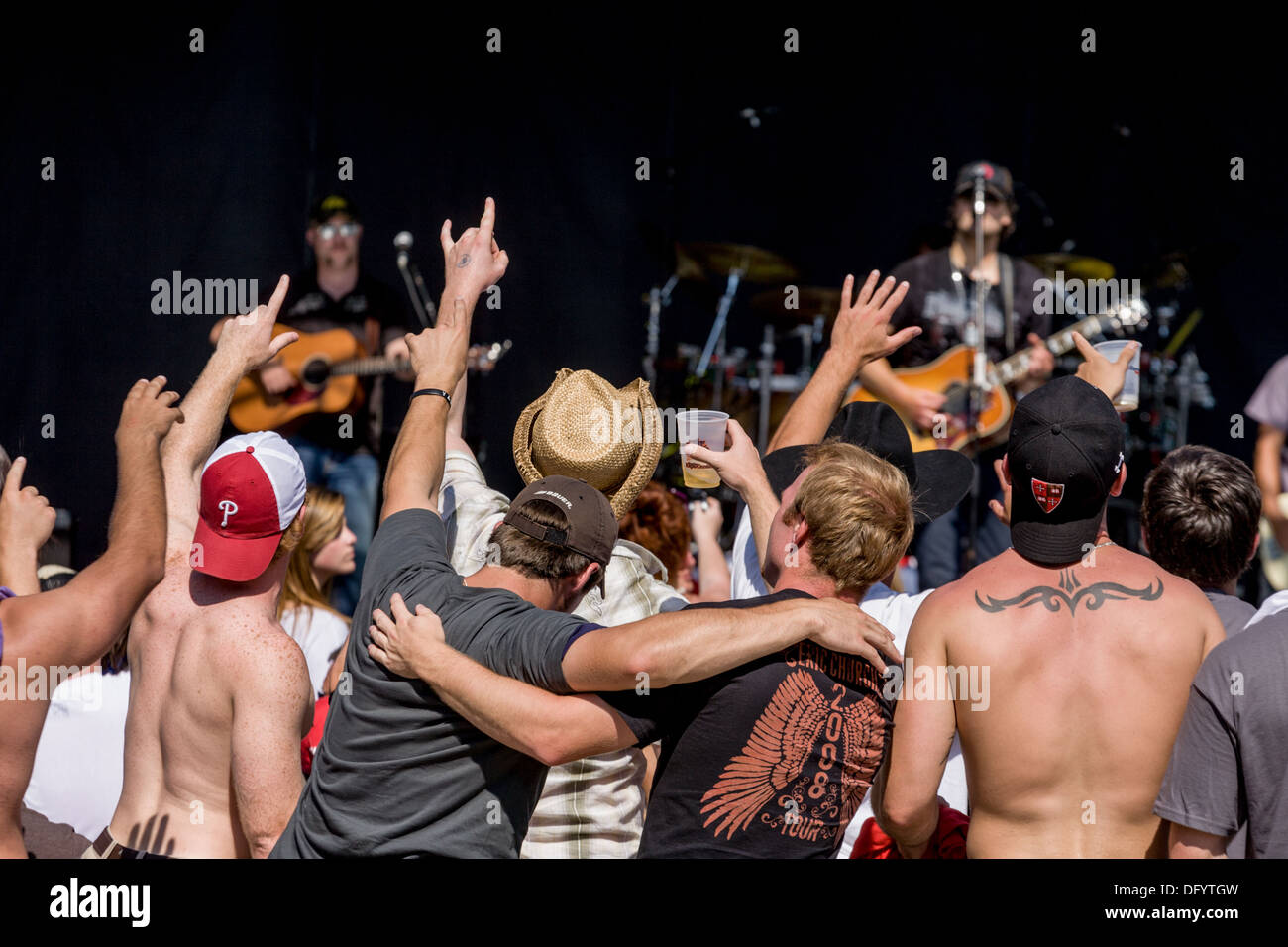 Beer drinking country music fans, Great New York State Fair Stock Photo 61462937 Alamy