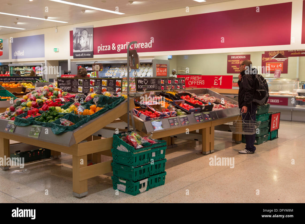 Morrisons Supermarket Chalk Farm London Stock Photo Alamy
