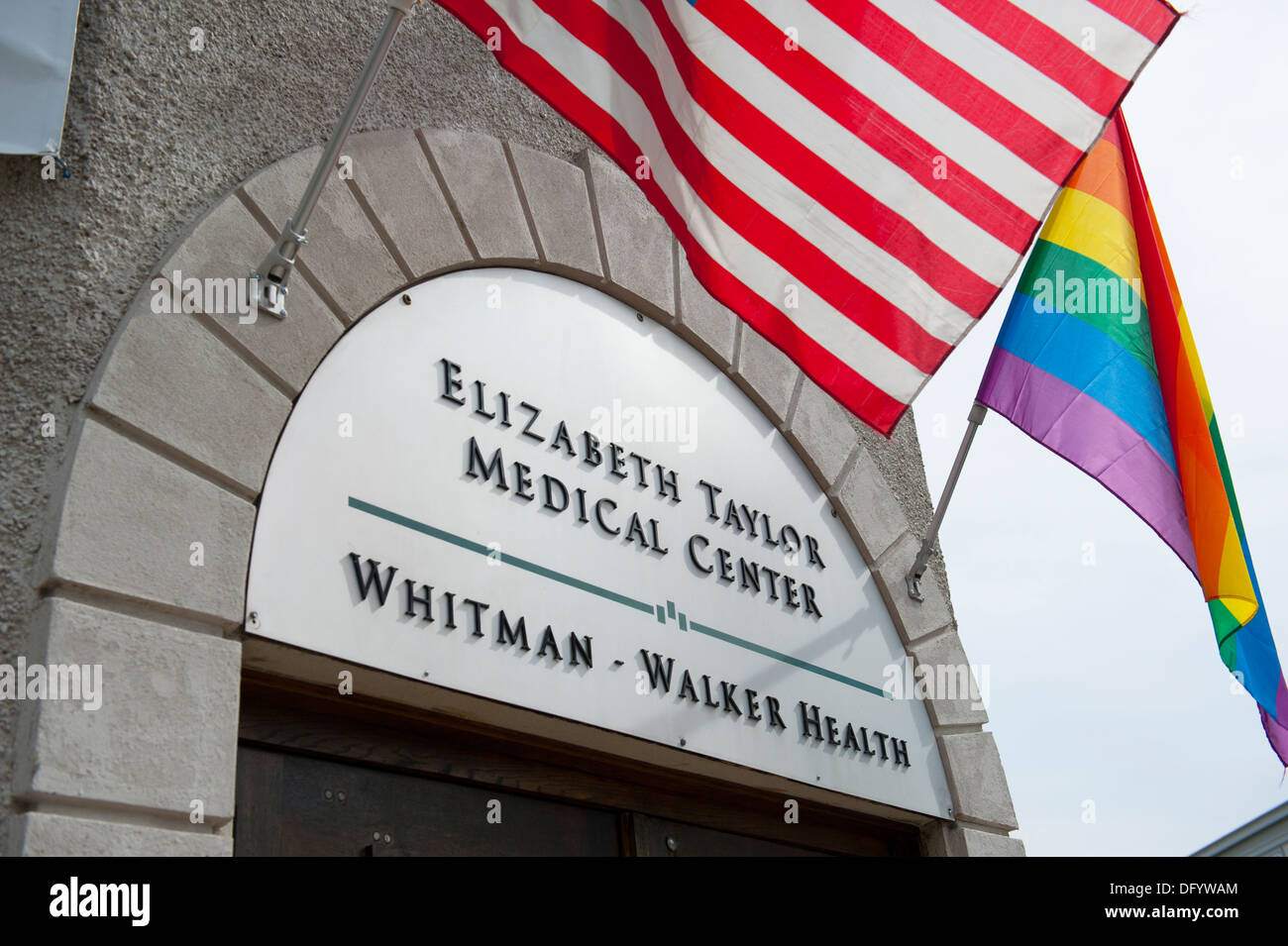 Whitman Walker Health Clinic in Washington DC D.C. District of Columbia Elizabeth Taylor  Medical Center non-profit Stock Photo