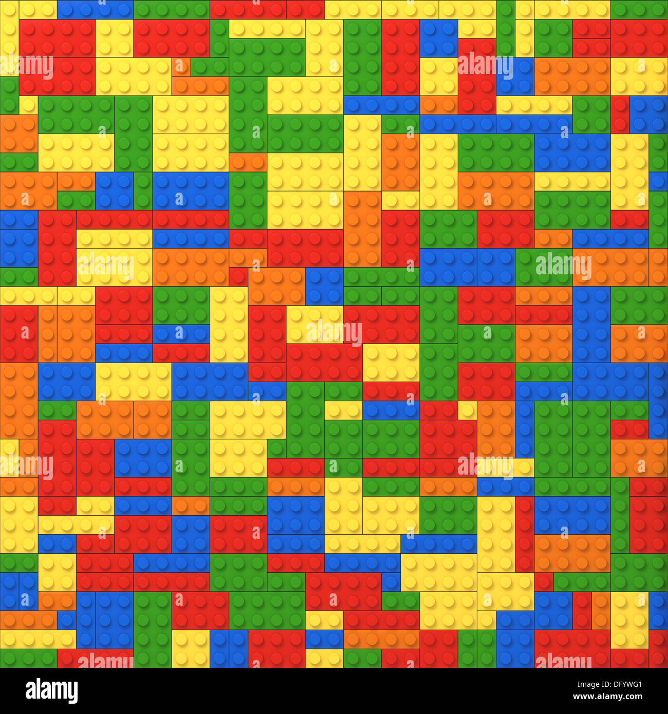 Toy bricks random color background Stock Photo - Alamy
