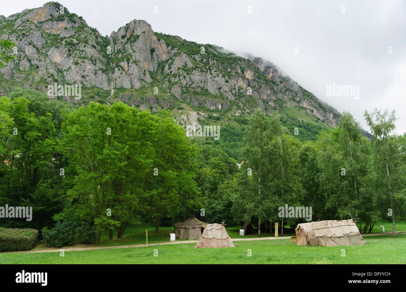 France, Ariege - Parc Prehistorique, Tarascon-sur-Ariege, near Foix. Stock Photo