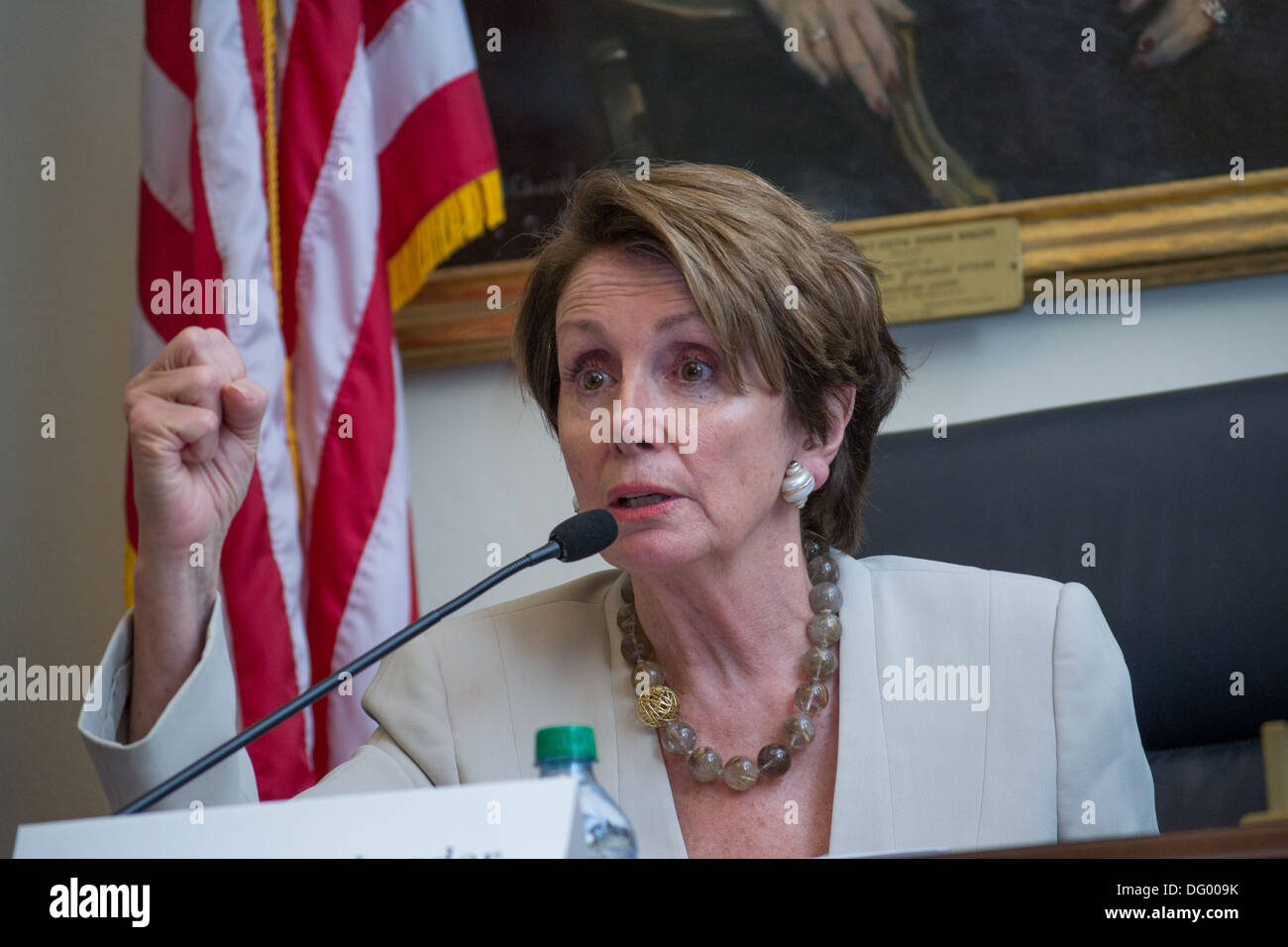Rep. Nancy Pelosi (D-CA) House Minority Leader (photo by Ann Little) Stock Photo