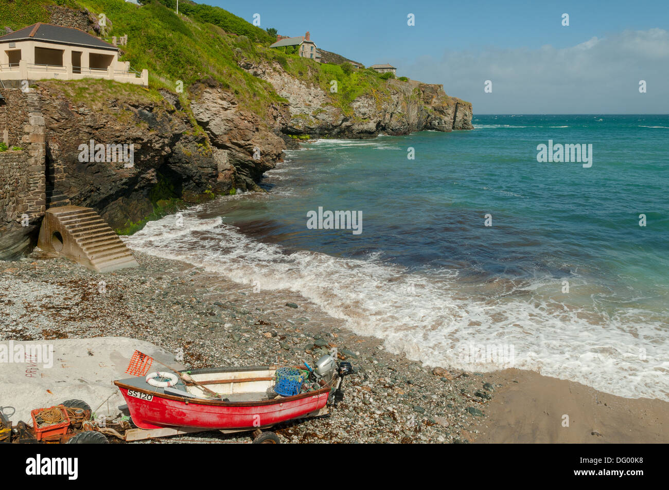 Trevaunance Cove, St Agnes, Cornwall, England Stock Photo Alamy