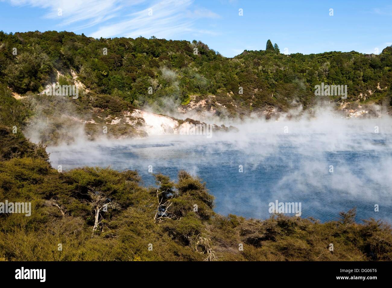 Frying Pan Lake, Waimangu Volcanic Valley, Rotorua, North Island ...