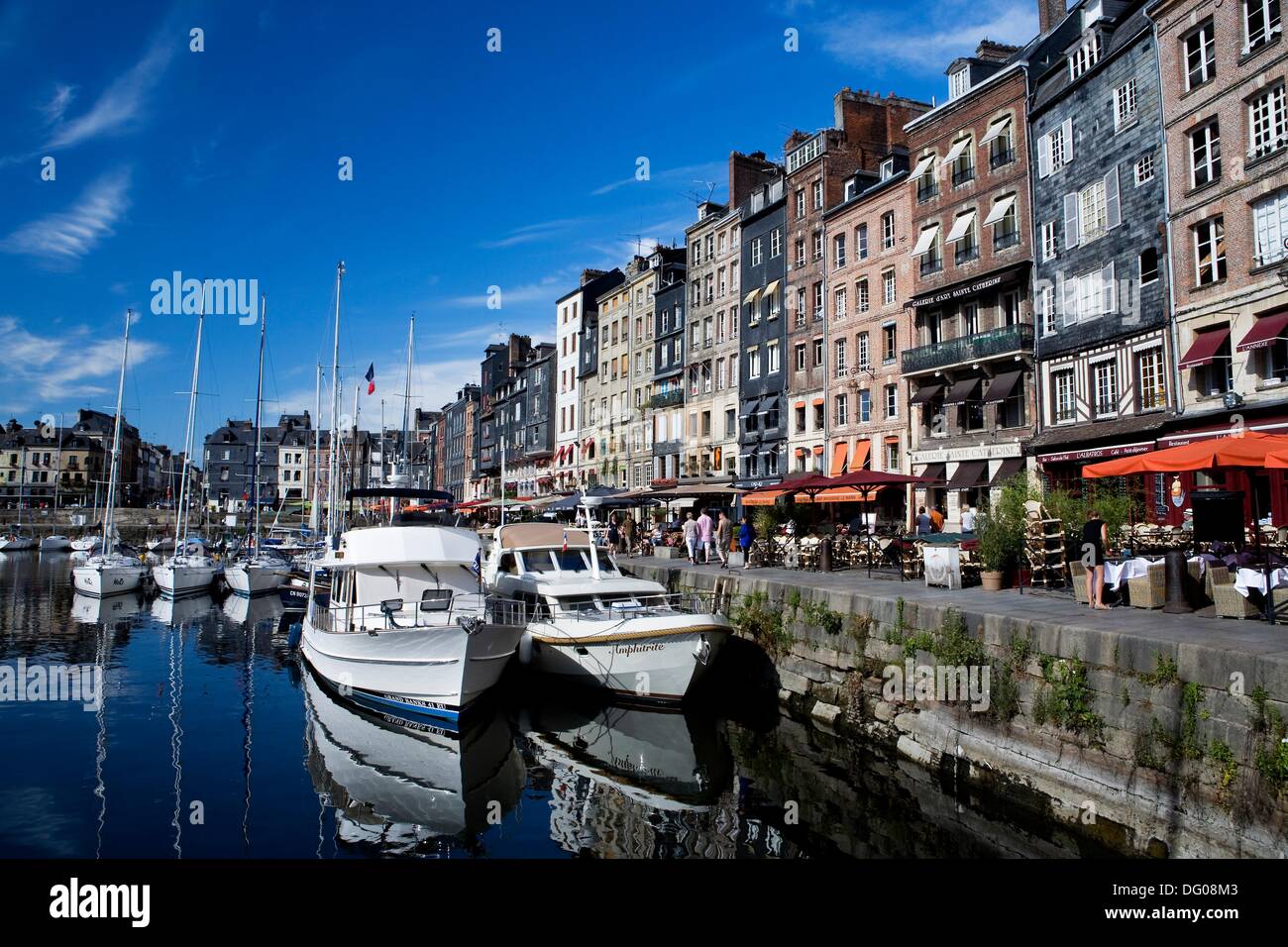 Old Port of Honfleur Lisieux district Calvados department, in Lower ...