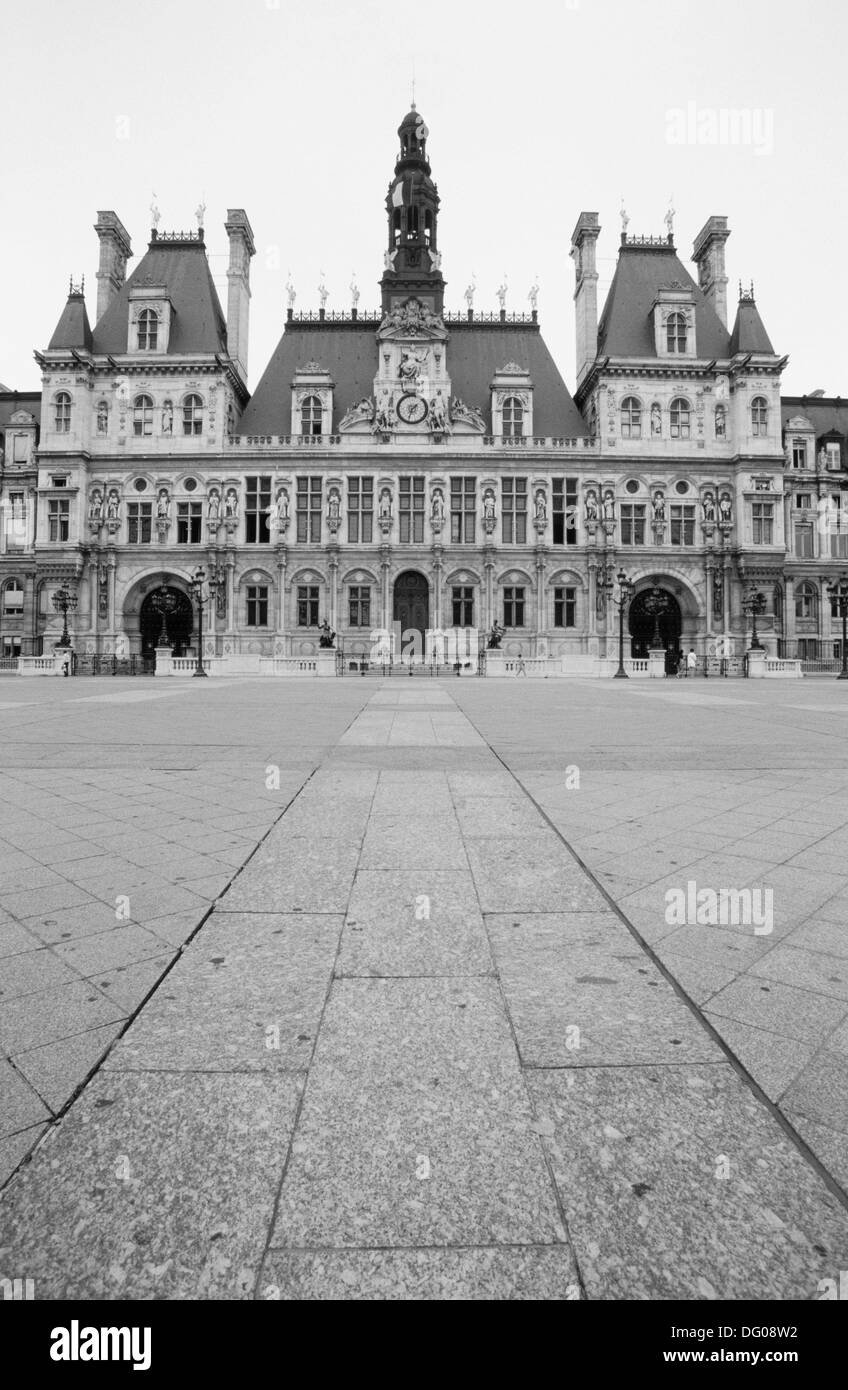 Town Hall. Paris. France Stock Photo Alamy