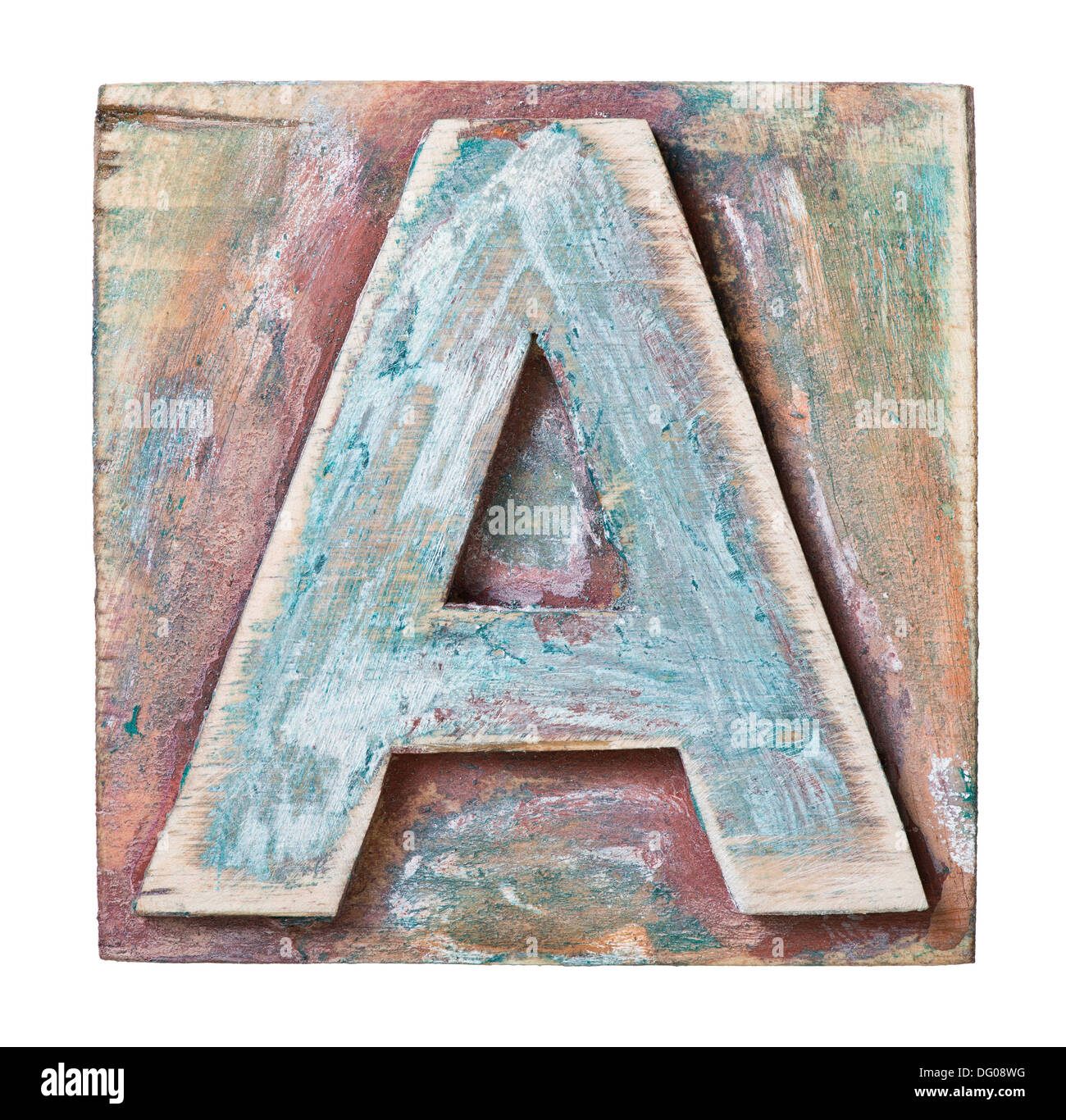 Wooden alphabet block, letter A Stock Photo Alamy