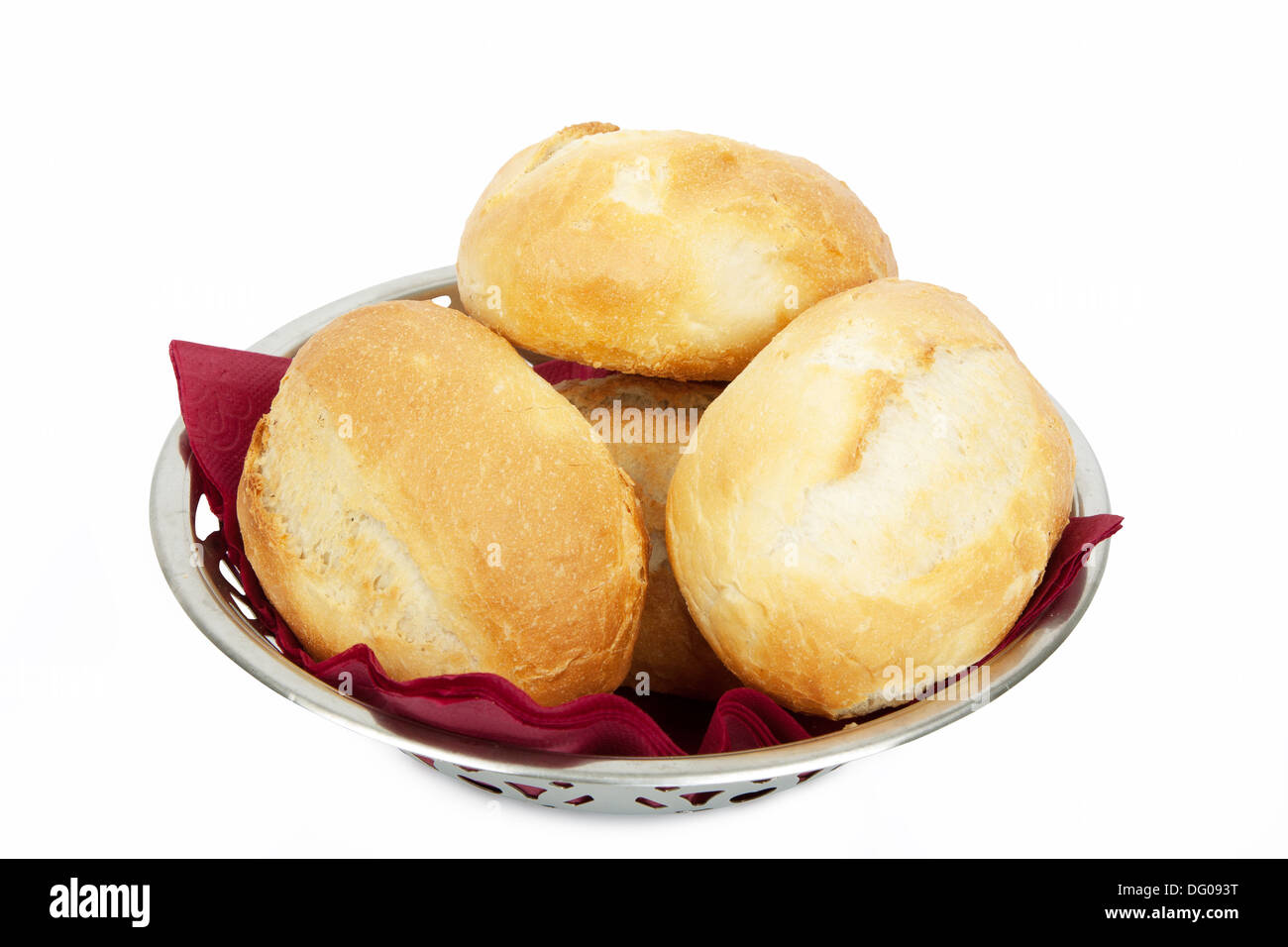 fresh bread isolated on white background Stock Photo - Alamy