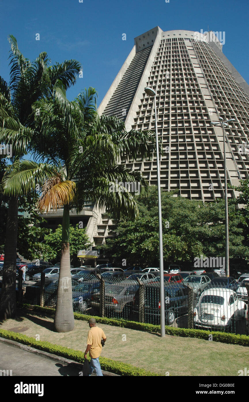 Rio de Janeiro (Brazil) the Catedral Metropolitana Stock Photo Alamy