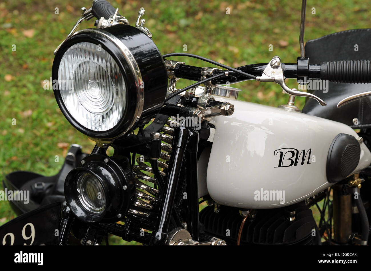 motorcycle BM, veteran, history, transportation Stock Photo