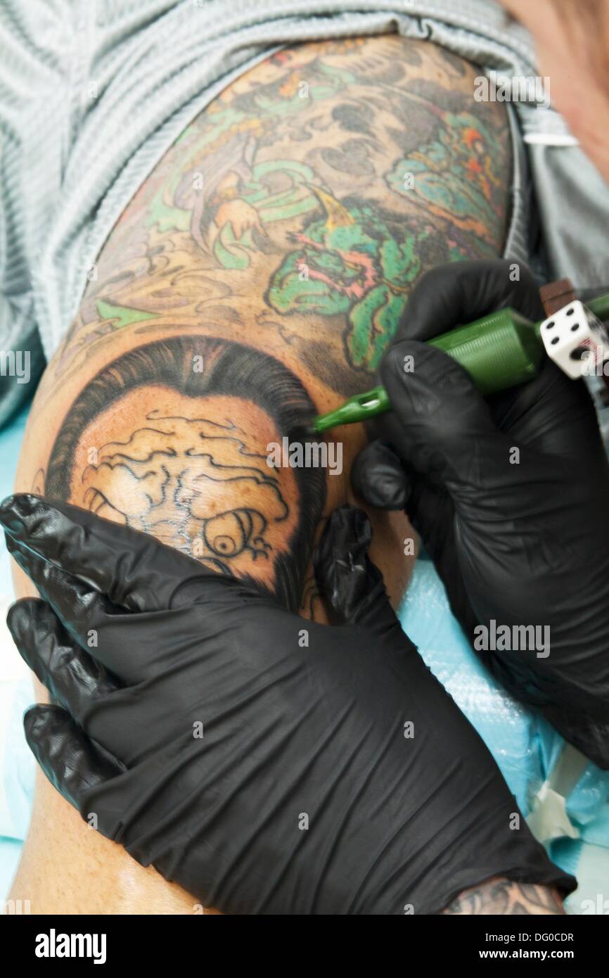 Getting ink hi-res stock photography and images - Alamy