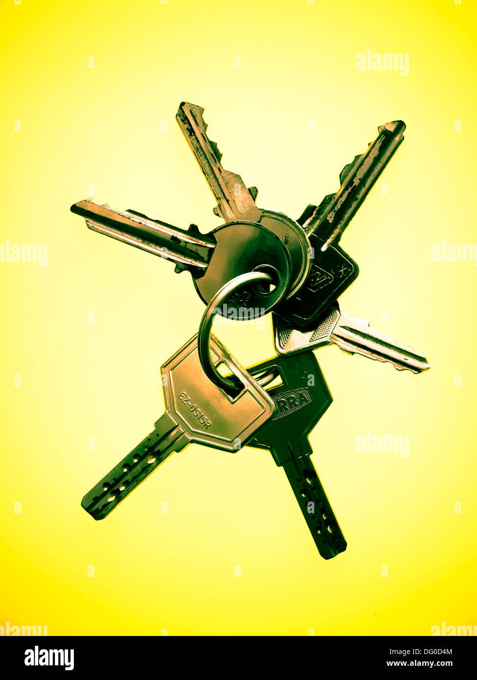 Group of keys Stock Photo