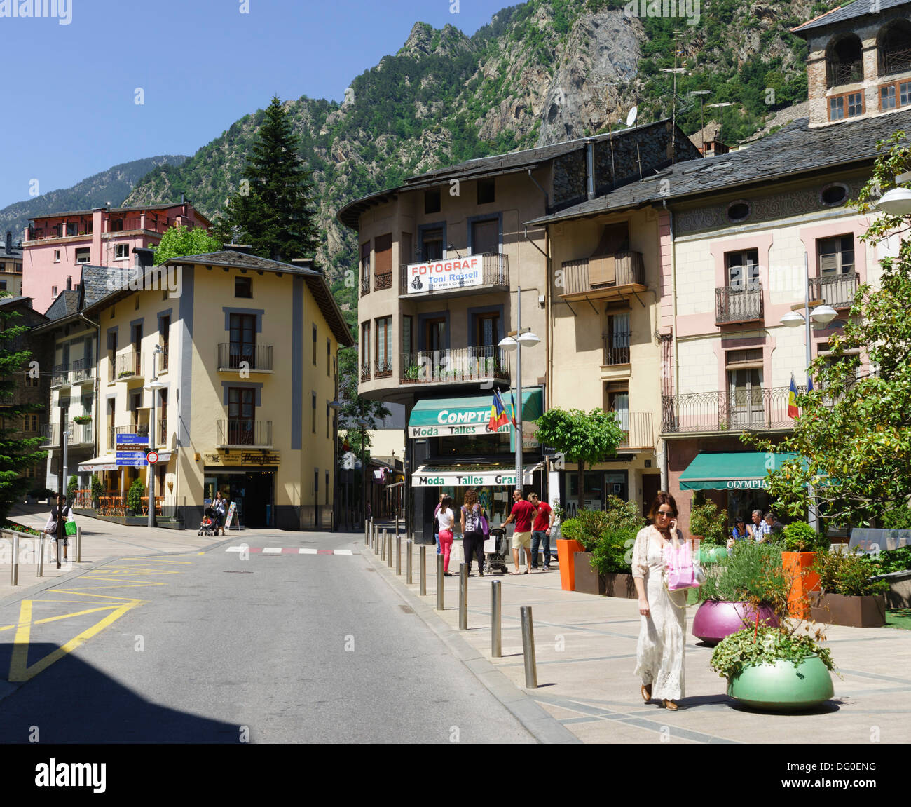 Andorra Capital City Andorra La Vella Stock Photo Alamy   Andorra Capital City Andorra La Vella DG0ENG 