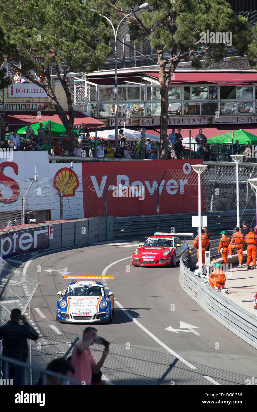 Porsche, Cup, Car, Race, Monaco, Monte Carlo Stock Photo Alamy