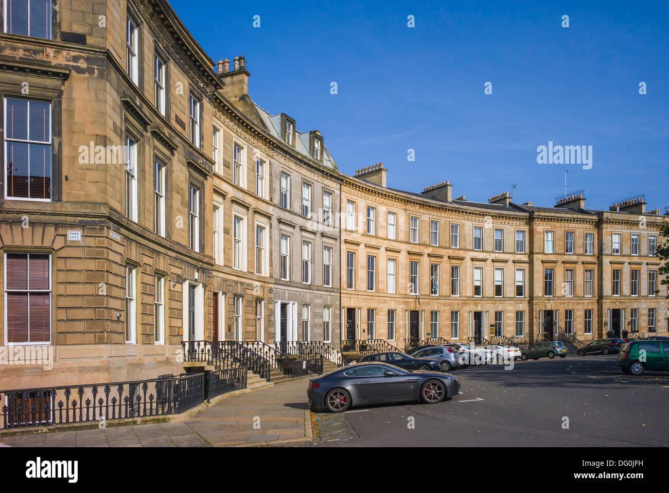 Glasgow west end houses hires stock photography and images Alamy