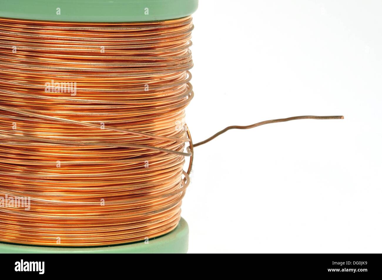 Reel of Copper Wire Stock Photo - Alamy