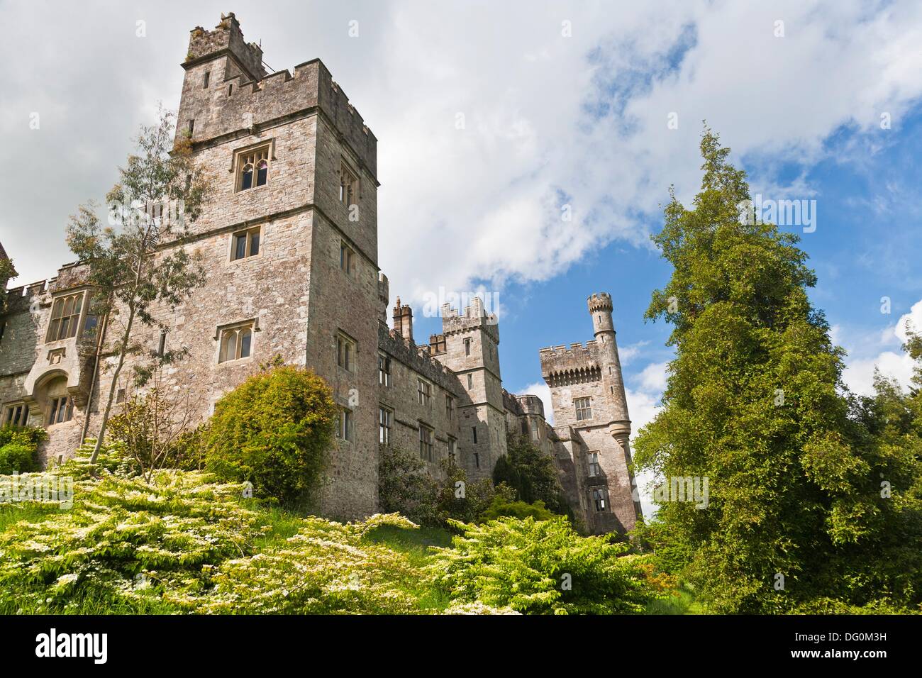 Lismore Castle in Lismore, County Waterford, Ireland, Europe Stock