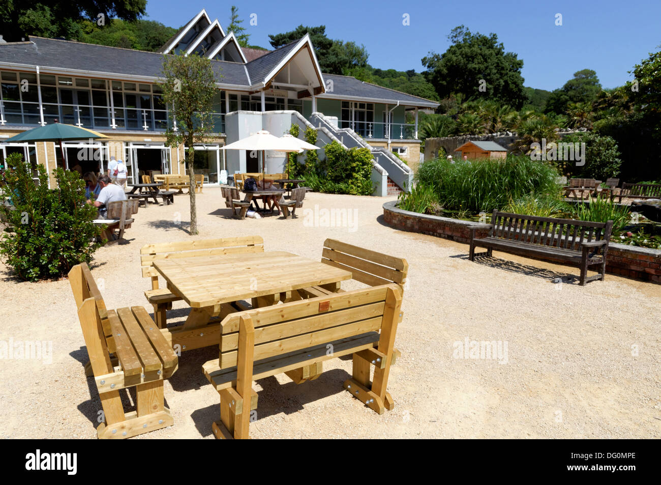 Visitor Center, Ventnor Botanical Gardens, Ventnor, Isle of Wight, England, UK Stock Photo Alamy